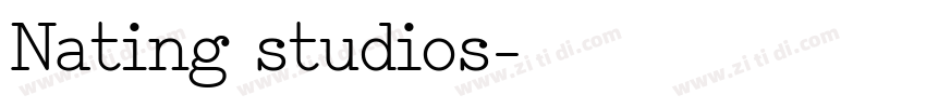 Nating studios字体转换